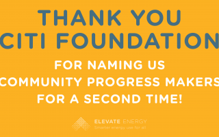 For a Second Time, Elevate Energy Named a Community Progress Maker by Citi Foundation